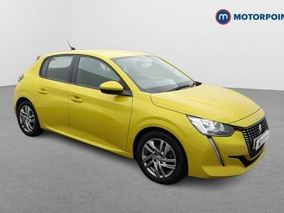 Used Peugeot 208 Active 75 HP (55 kW) 2020 Yellow Hatchback