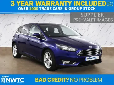 Used Ford Focus Titanium 100 HP (73 kW) 2018 Blue Hatchback