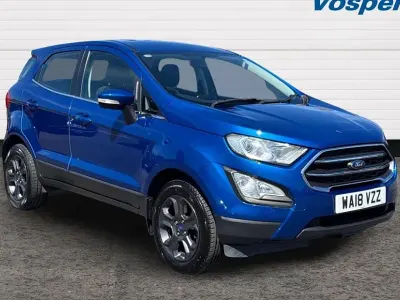 Used Ford Ecosport Zetec 125 HP (91 kW) 2018 Blue SUV