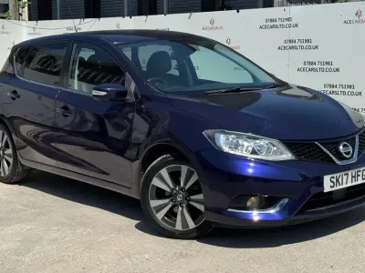 Used Nissan Pulsar Tekna 2017 Blue Hatchback