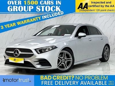 Used Mercedes A200 AMG line 163 HP (119 kW) 2019 Silver Hatchback