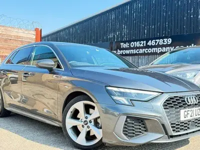 Used Audi A3 Sportback S-Line 150 HP (110 kW) 2021 Grey Hatchback
