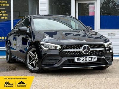 Used Mercedes CLA200 AMG line 163 HP (119 kW) 2020 Black Coupe