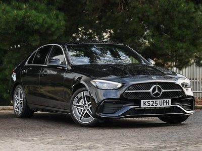 Used Mercedes C200 AMG line 204 HP (150 kW) 2025 Black Sedan