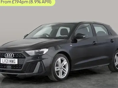 Used Audi A1 Sportback S-Line 95 HP (69 kW) 2021 Black Hatchback