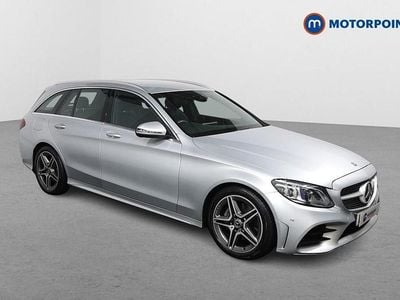 Silver Used 2019 Mercedes C200 AMG Line Premium Estate | £19,049 (Fair price)
