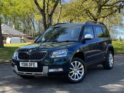 Used Skoda Yeti SE 110 HP (80 kW) 2016 Blue SUV