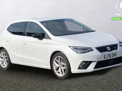 Usado Seat Ibiza FR 95 CV (69 kW) 2020 Blanco Utilitario