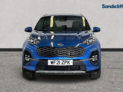 Begagnad Kia Sportage GT-Line 136 HK (100 kW) 2021 Blå SUV
