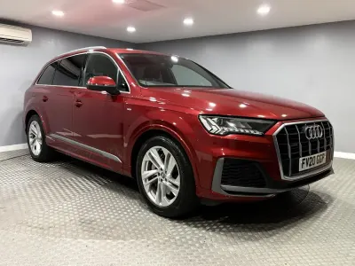 Used Audi Q7 S-Line 381 HP (280 kW) 2020 Red SUV