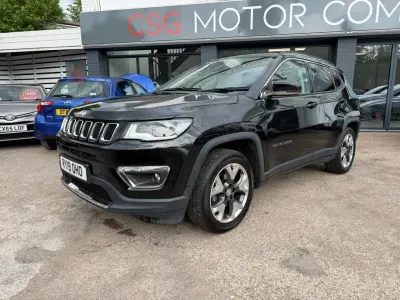 Begagnad Jeep Compass Limited 140 HK (102 kW) 2019 Svart SUV