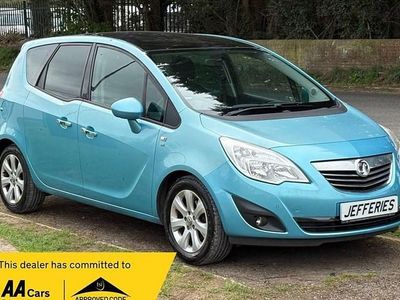 Used Vauxhall Meriva 100 HP (73 kW) 2010 Blue MPV