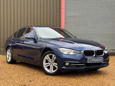 Begagnad BMW 320 Sport Line 2017 Blå Sedan