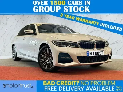 Begagnad BMW 330e M Sport 288 HK (211 kW) 2022 Vit Sedan