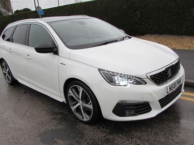 Used Peugeot 308 GT-line 2018 White Estate