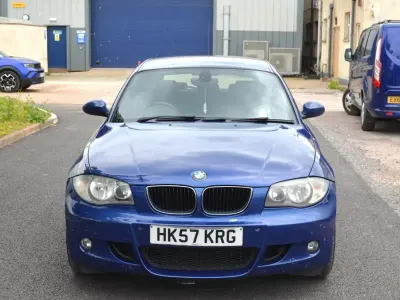 Begagnad BMW 120 M Sport 2007 Blå Halvkombi