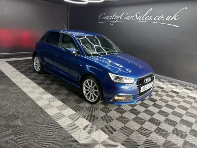 Used Audi A1 Sportback S-Line 150 HP (110 kW) 2015 Blue Hatchback