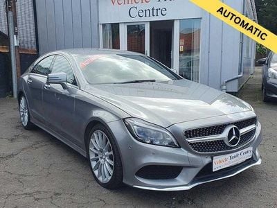 Silver Used 2015 Mercedes CLS220 AMG line Coupe | £11,995 (Good price)