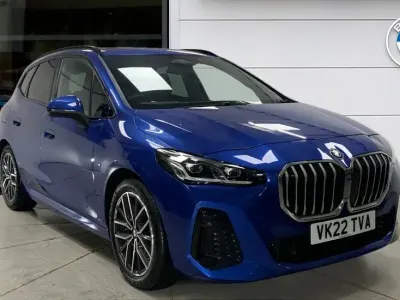 Used BMW 218 Active Tourer M Sport 148 HP (108 kW) 2022 Blue MPV