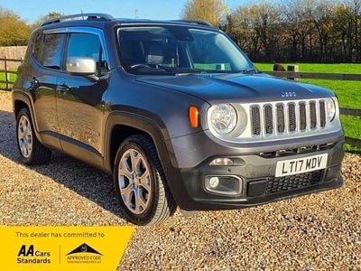Grey Used 2017 Jeep Renegade Limited SUV | £8,499 (Fair price)