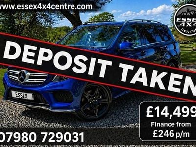 Used Mercedes GLE250 AMG line 2016 Blue Estate