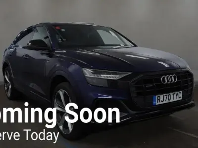 Used Audi Q8 Comfort 286 HP (210 kW) 2020 Blue SUV