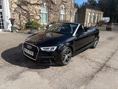Used Audi A3 Cabriolet S-Line 2017 Black Cabriolet