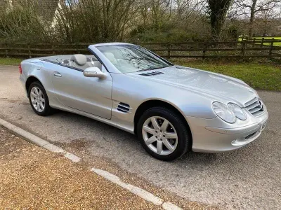 Used Mercedes SL500 2003 Silver Cabriolet