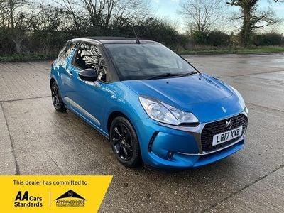 Blue Used 2017 DS Automobiles DS3 Cabriolet Elegance Cabriolet | £4,995 (Fair price)