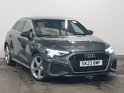 Used Audi A3 S-Line 110 HP (80 kW) 2023 Grey Sedan