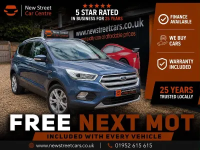 Used Ford Kuga Titanium 120 HP (88 kW) 2018 Blue SUV