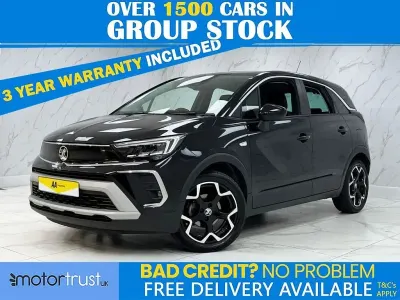 Used Vauxhall Crossland Elite 83 HP (61 kW) 2021 Black SUV