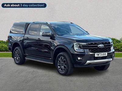 Black Used 2023 Ford Ranger Wildtrack Pickup | £29,000 (Fair price)
