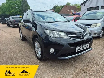 Usado Toyota RAV4 150 CV (110 kW) 2013 Negro SUV