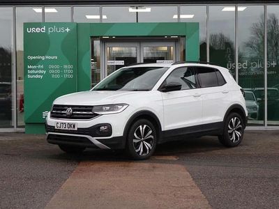 Used VW T-Cross Black Edition 110 HP (80 kW) 2023 White SUV