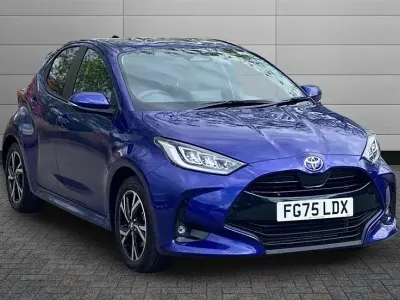 Novo Toyota Yaris Hybrid Design 116 HP (85 kW) 2025 Azul Citadino