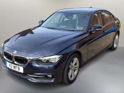 Used BMW 320 Sport Line 2016 Blue Sedan