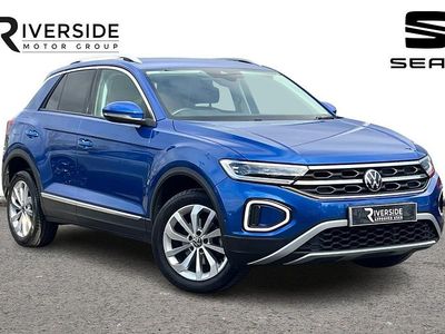 Used VW T-Roc Style 150 HP (110 kW) 2022 Raveena blue SUV