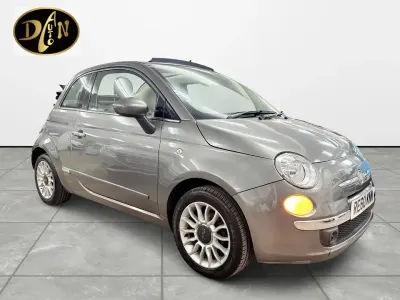 Used Fiat 500 Lounge 69 HP (50 kW) 2010 Grey Cabriolet