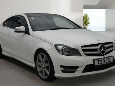 Used Mercedes C220 Sport Edition 170 HP (125 kW) 2015 White Coupe