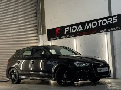 Used Audi A3 Sportback S-Line 150 HP (110 kW) 2017 Black Hatchback