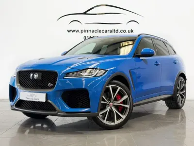 Second-hand Jaguar F-Pace Supercharged 550 CP (404 kW) 2018 Albastru SUV