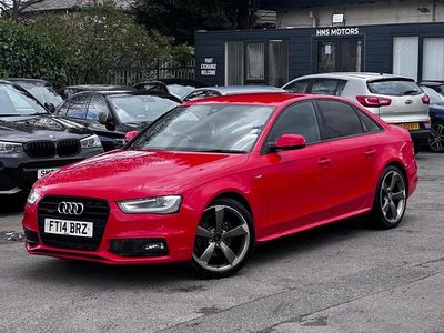 Used Audi A4 Black Edition 2014 Red Sedan