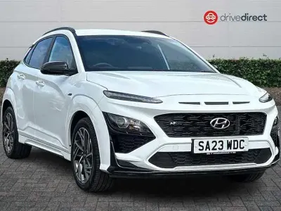 Used Hyundai Kona N Line 120 HP (88 kW) 2023 White SUV
