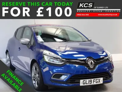 Used Renault Clio GT-Line 90 HP (66 kW) 2019 Blue Hatchback
