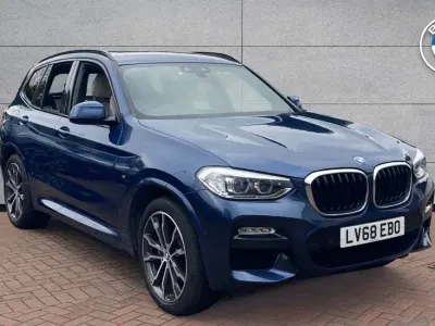 Begagnad BMW X3 M Sport 187 HK (137 kW) 2018 Blå SUV