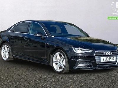 Used Audi A4 S-Line 190 HP (139 kW) 2018 Black Sedan