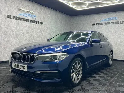 Used BMW 520 190 HP (139 kW) 2018 Blue Sedan