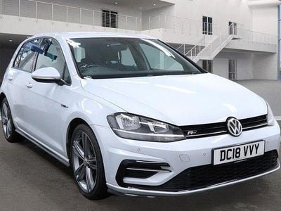 Silver Used 2018 VW Golf VII R-line Hatchback | £14,385 (Fair price)