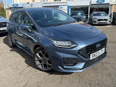 Used Ford Fiesta ST-Line 125 HP (91 kW) 2023 Blue Hatchback